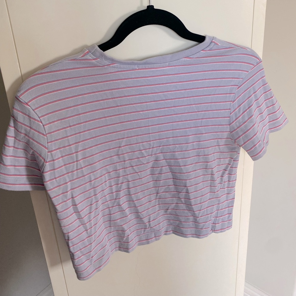 Brandy Melville Lavender crop top